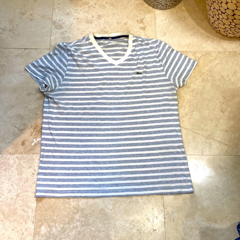 Lacoste stripe shirt